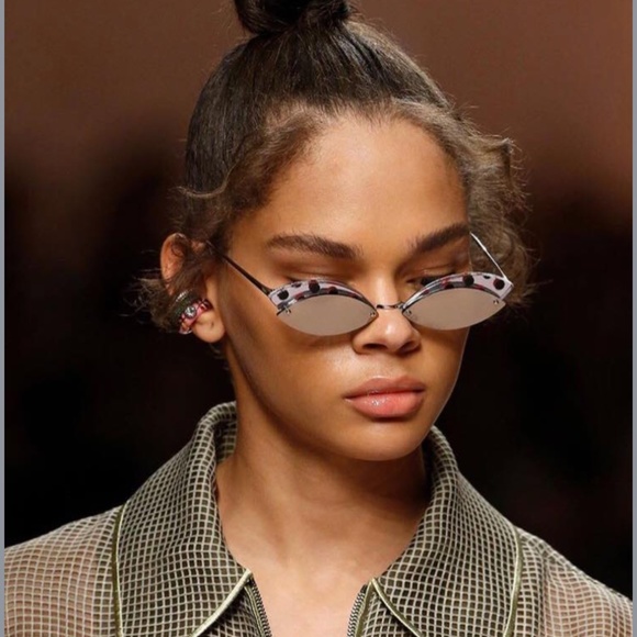 Fendi Accessories - NEW IN BOX FENDI Defender 58mm Polka Dot Cat Eye Sunglasses Shades $550 🔥🔥🔥